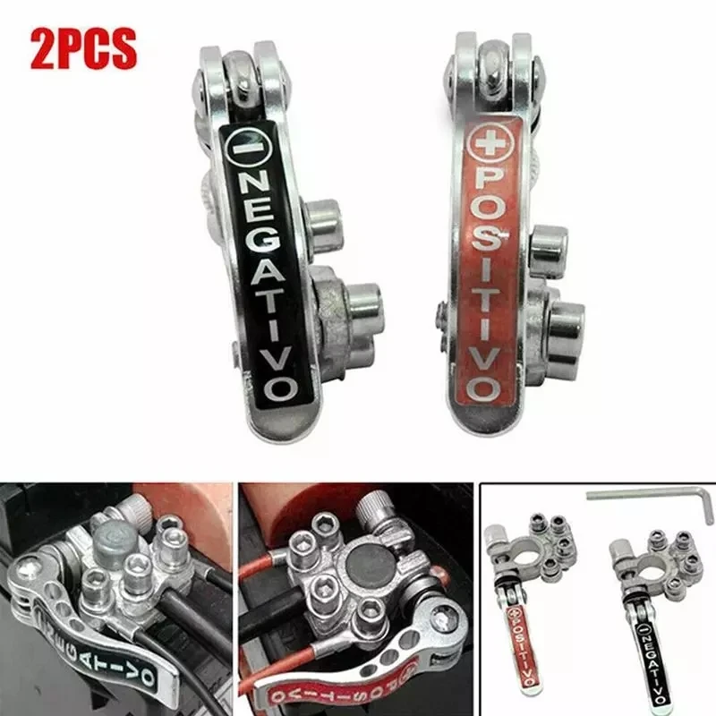 1 Pair Toolless Quick Disconnect Battery Main Cable Post Terminal Shut-off Connectors 12v 6v 24v Boat Race Car Utv Tractor Truck
1 Pair Toolless Quick Disconnect Battery Main Cable Post Terminal Shut-off Connectors 12v 6v 24v Boat Race Car Utv Tractor Truck