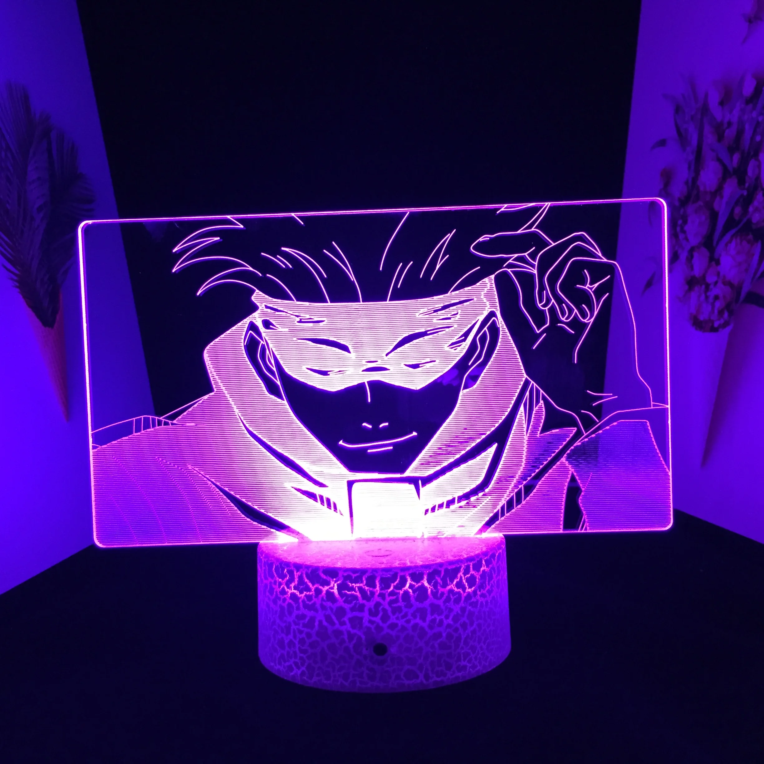 Jujutsu Kaisen Newest 3D Lamp Ainme Figure LED Night Light for Bedroom Decoration Birthday Gift Manga Table Light Gojo Satoru
Jujutsu Kaisen Newest 3D Lamp Ainme Figure LED Night Light for Bedroom Decoration Birthday Gift Manga Table Light Gojo Satoru