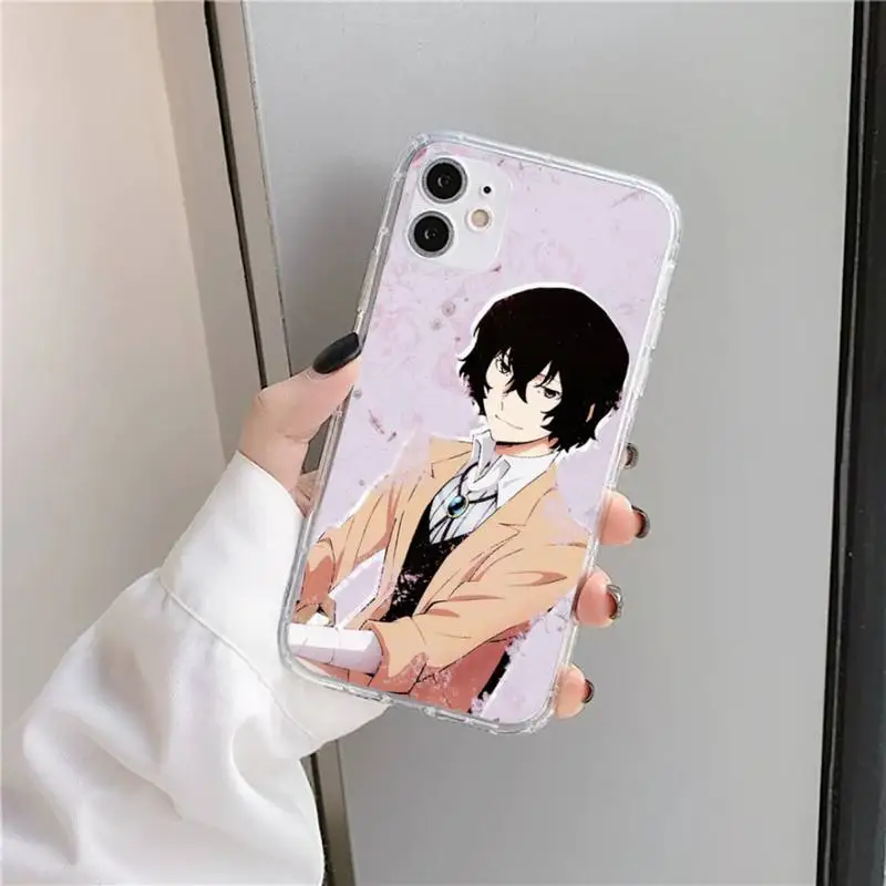 Anime bungou stray dogs Dazai Osamu Phone Case Transparent for iPhone 11 12 mini pro XS MAX 8 7 6 6S Plus X 5S SE 2020 XR
Anime bungou stray dogs Dazai Osamu Phone Case Transparent for iPhone 11 12 mini pro XS MAX 8 7 6 6S Plus X 5S SE 2020 XR