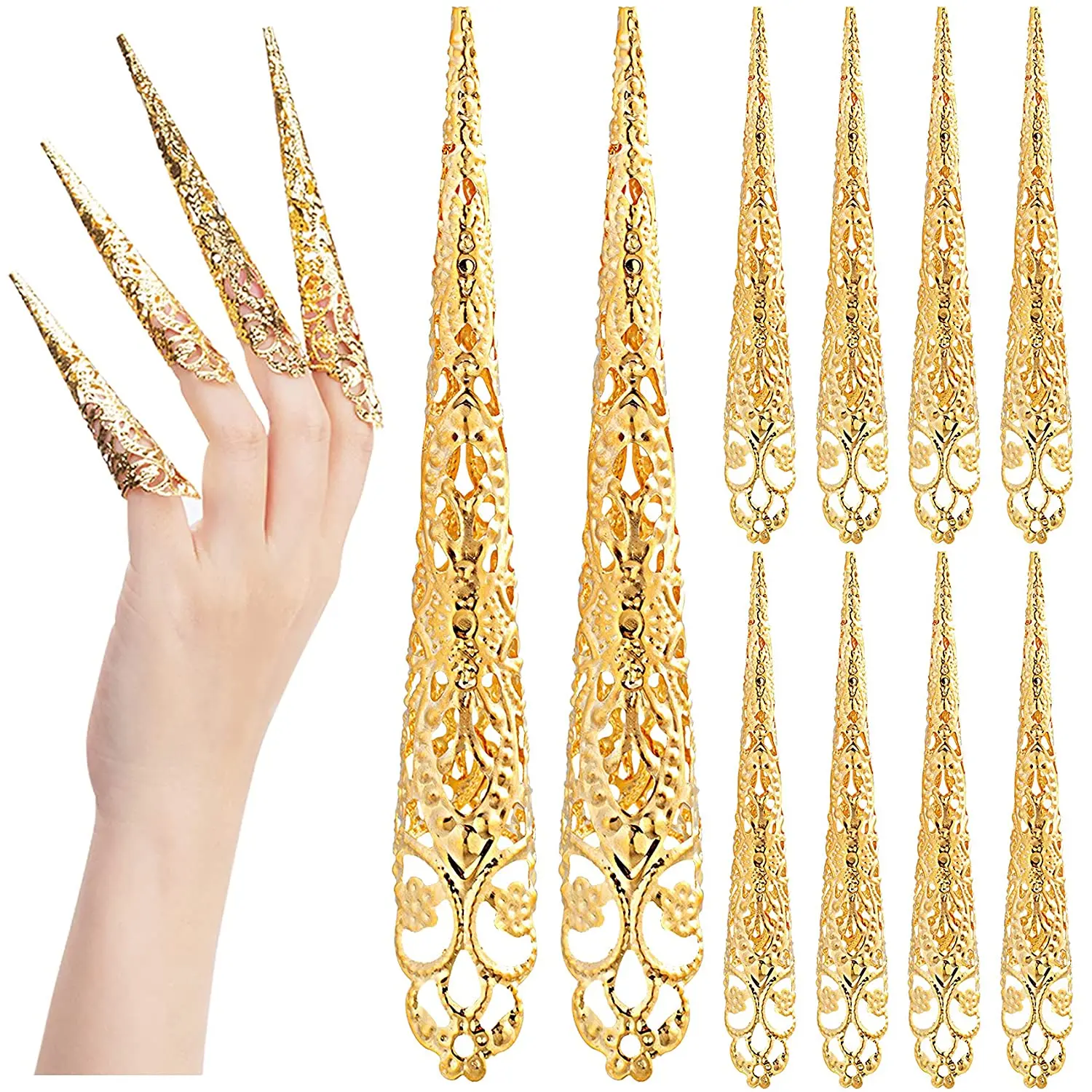 Искусственные ногти 30 шт. искусственные накладные для костюмированной королевы