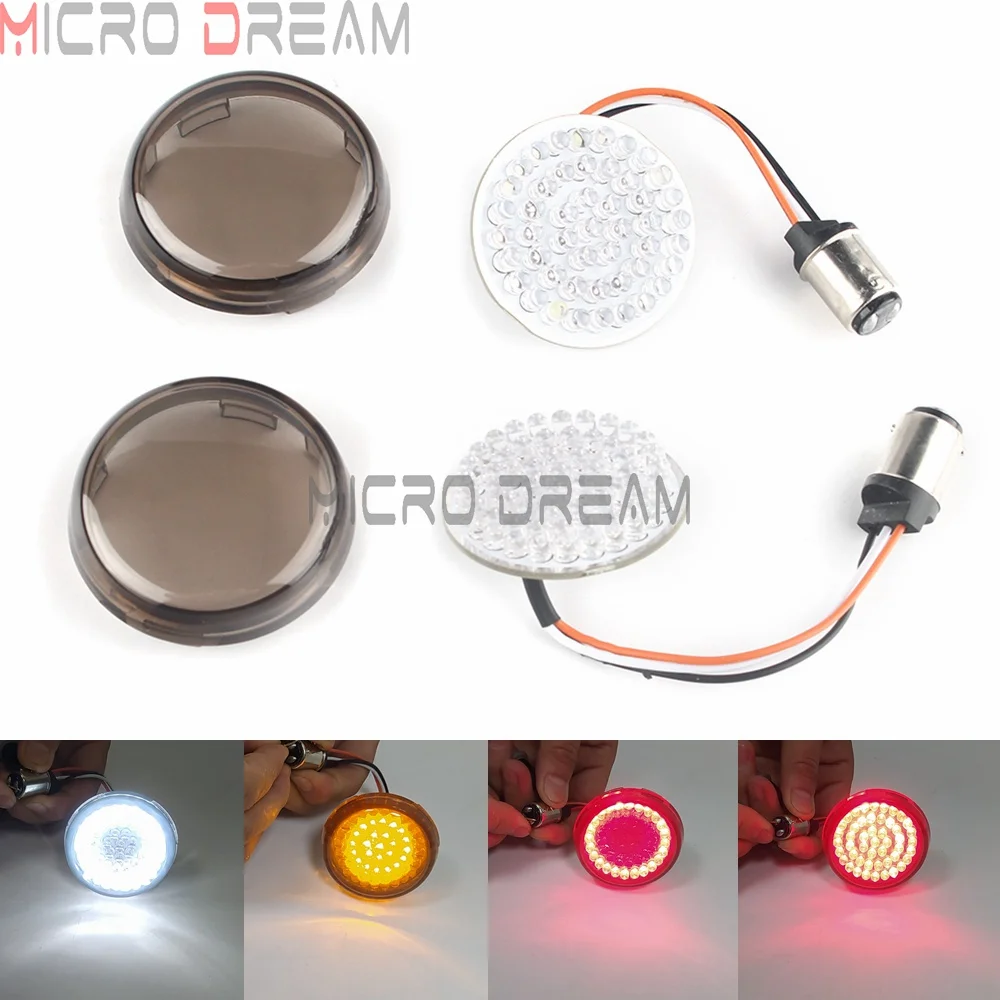 Front/Rear LED 1157 Turn Signal Running Brake Lights Inserts For Harley Touring Road Electra Street Glide Softail Sportster Dyna
Front/Rear LED 1157 Turn Signal Running Brake Lights Inserts For Harley Touring Road Electra Street Glide Softail Sportster Dyna
