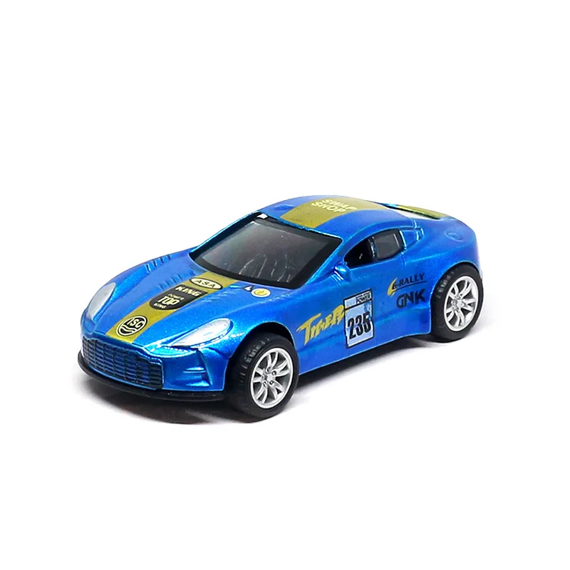 Children's Toy Pull Back Car Set Boy Cartoon Auto Cross Racing Gift Inertia Engineering Car Booth Goods