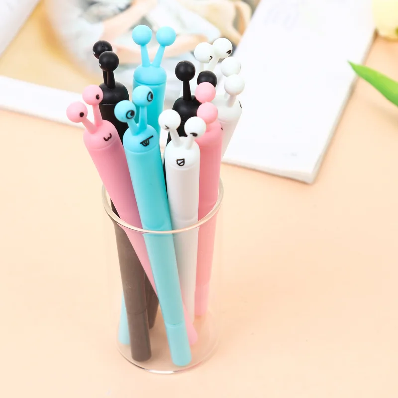 Learning Stationery Neutral Pen Creative Insect Summer New Plastic Student Water Factory Direct Sale | Канцтовары для офиса и