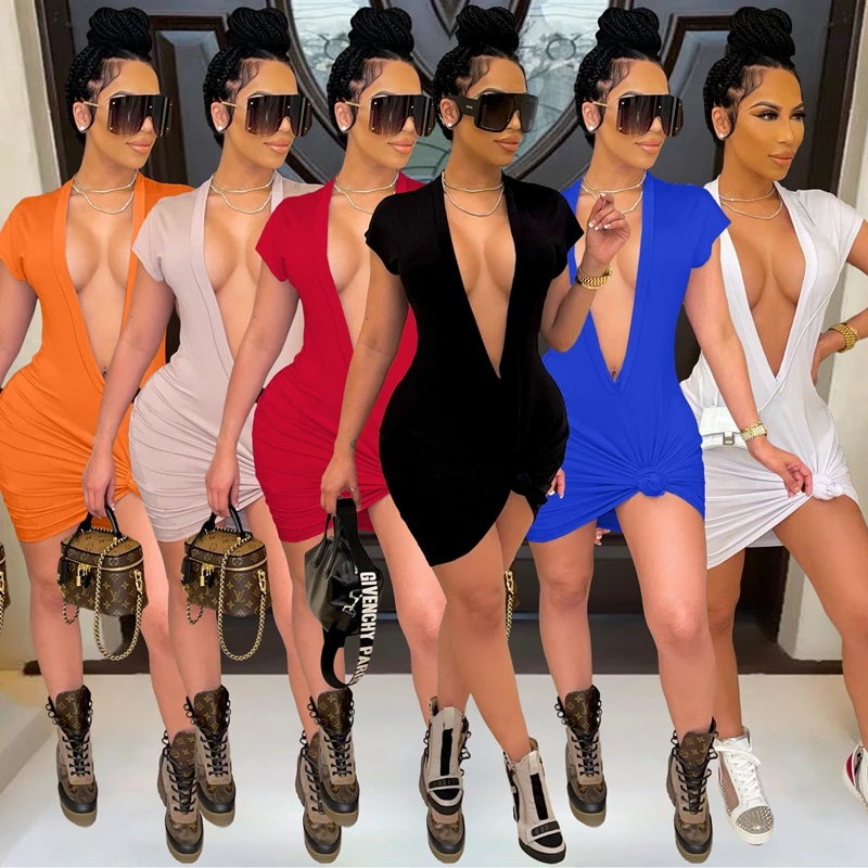 Sexy Deep V Neck Short Summer Dresses for Women 2021 Black White Solid Stretch Bodycon Mini Dress Night Club Outfits Party Dress
Sexy Deep V Neck Short Summer Dresses for Women 2021 Black White Solid Stretch Bodycon Mini Dress Night Club Outfits Party Dress