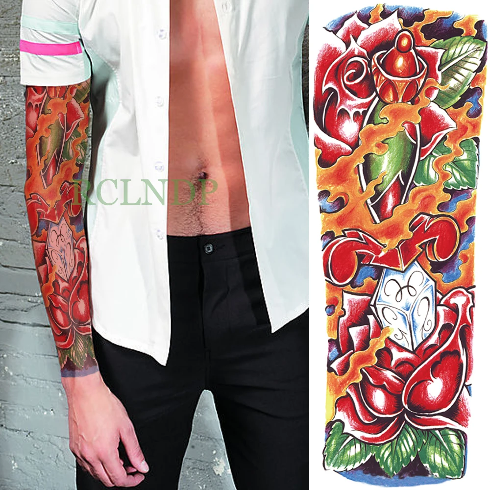 Waterproof Temporary Tattoo Sticker flower large size full arm tatto flash tatoo fake tattoos sleeve for men women male
Waterproof Temporary Tattoo Sticker flower large size full arm tatto flash tatoo fake tattoos sleeve for men women male
