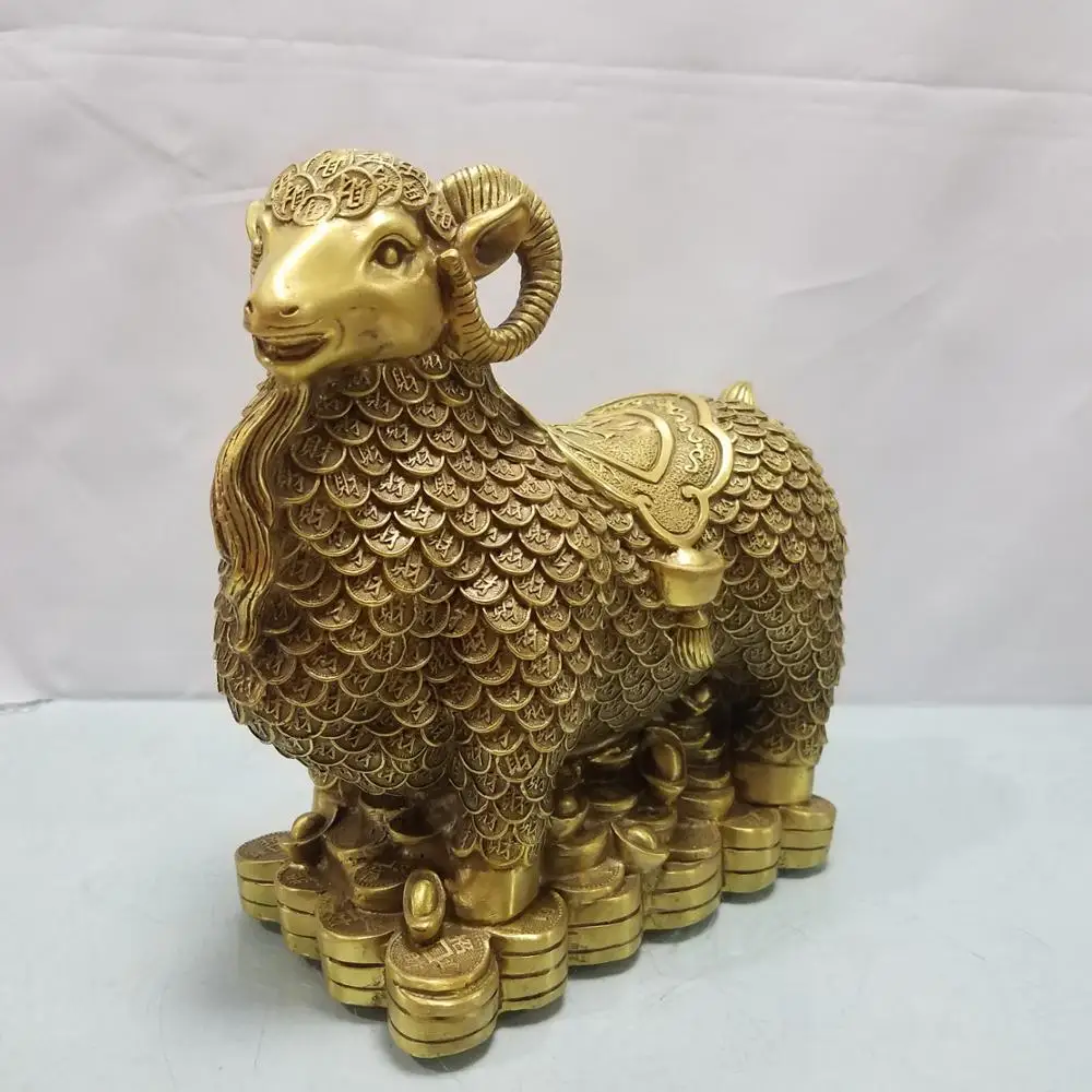 wedding decoration Chinese Fengshui Seikos bronze zodiac sheep statue Goat sent ingot Wanfu sheep statue
wedding decoration Chinese Fengshui Seikos bronze zodiac sheep statue Goat sent ingot Wanfu sheep statue