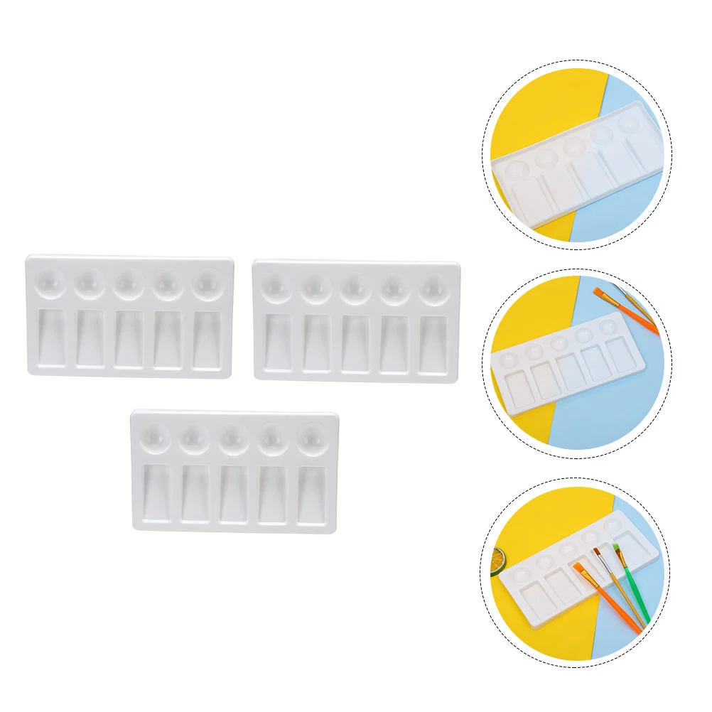 3 Pcs Rectangle-shape Painting Pallet Pigment Trays Color Mixer Plate Painting Tray
3 Pcs Rectangle-shape Painting Pallet Pigment Trays Color Mixer Plate Painting Tray