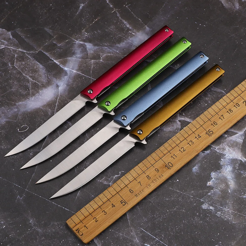 Folding D2 Steel Blade Camping Outdoor Survival Light And Practical Utility Knife With Aluminum Handle
Folding D2 Steel Blade Camping Outdoor Survival Light And Practical Utility Knife With Aluminum Handle