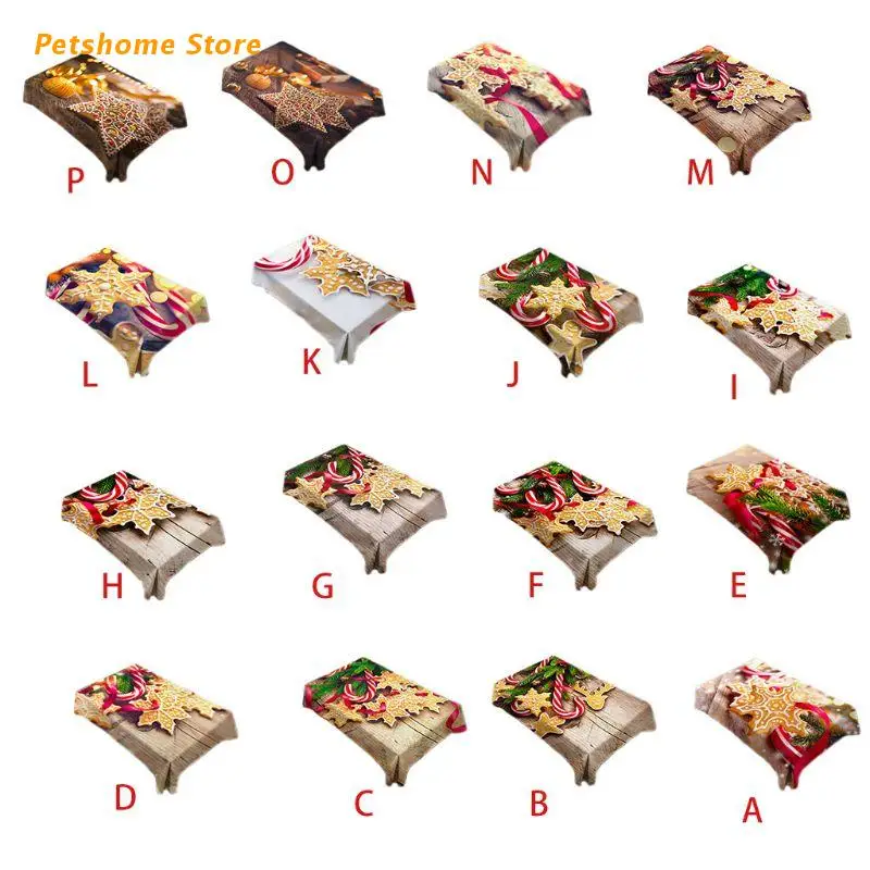 LX9C Christmas Square Tablecloth Gingerbread Man Snowflake Digital Printing Table Cover for Party Supplies Dining Room Kitchen
LX9C Christmas Square Tablecloth Gingerbread Man Snowflake Digital Printing Table Cover for Party Supplies Dining Room Kitchen