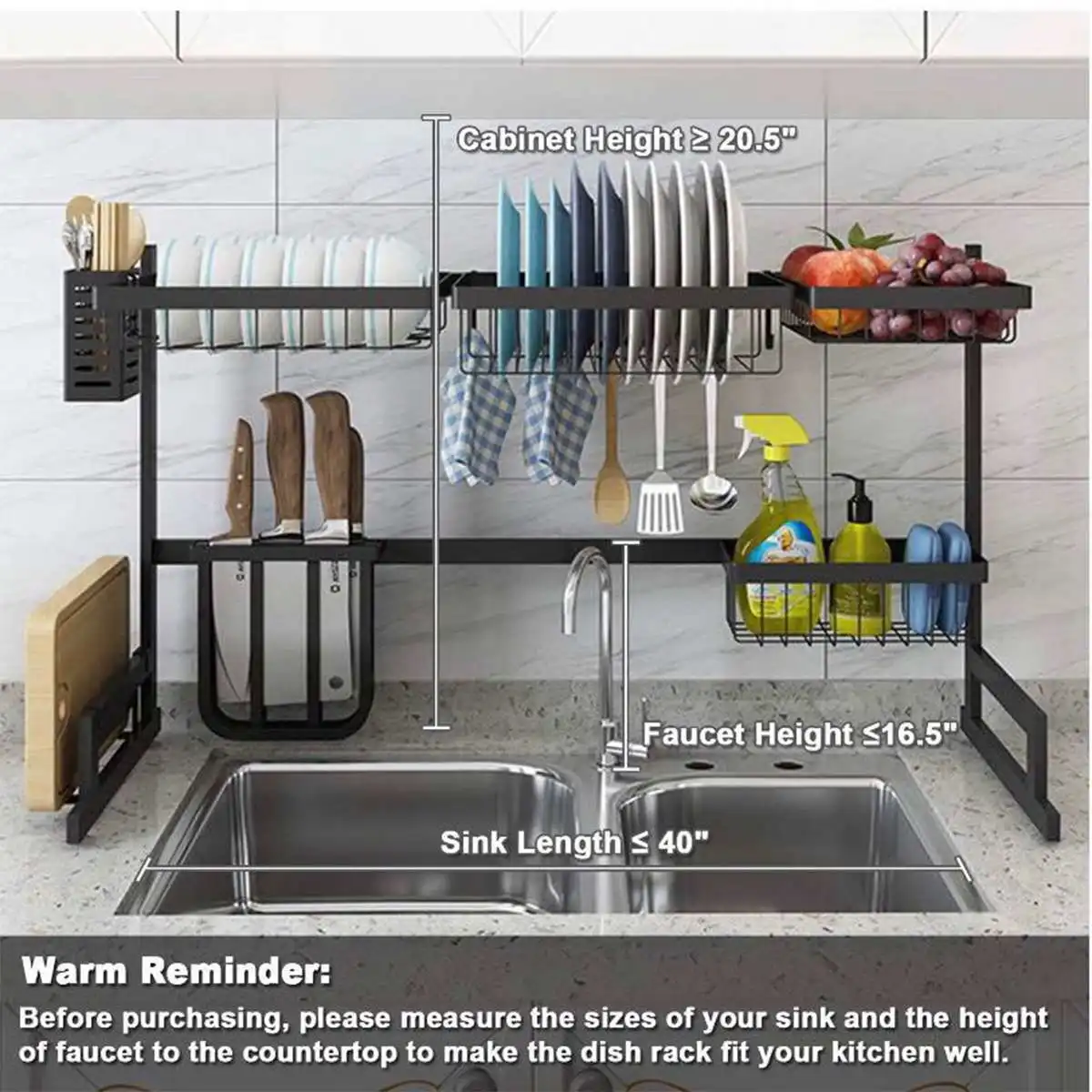 Stainless Sink Drain Rack Dish Drying Kitchen Utensils Holder Storage Shelf Space Saver Display Stand Tableware Dish Drainer 
Stainless Sink Drain Rack Dish Drying Kitchen Utensils Holder Storage Shelf Space Saver Display Stand Tableware Dish Drainer