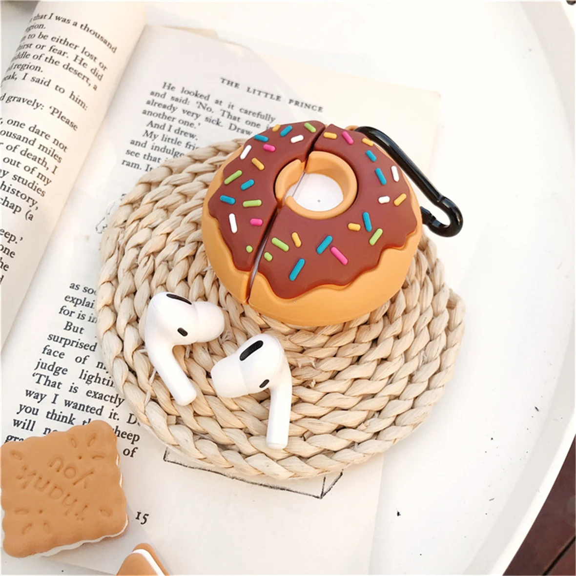 Food Cartoon For Airpods 3 Case Donut Cherry Blossom Glass of Lemonade Style Silicone Protective Cover For Airpod Cases
Food Cartoon For Airpods 3 Case Donut Cherry Blossom Glass of Lemonade Style Silicone Protective Cover For Airpod Cases
