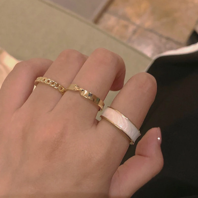 Jewelry 2021 Trend Rings For Women Vintage Undefined Aesthetic Goth Luxury Stainless Steel Adjustable Open Fingers Simple Couple
Jewelry 2021 Trend Rings For Women Vintage Undefined Aesthetic Goth Luxury Stainless Steel Adjustable Open Fingers Simple Couple