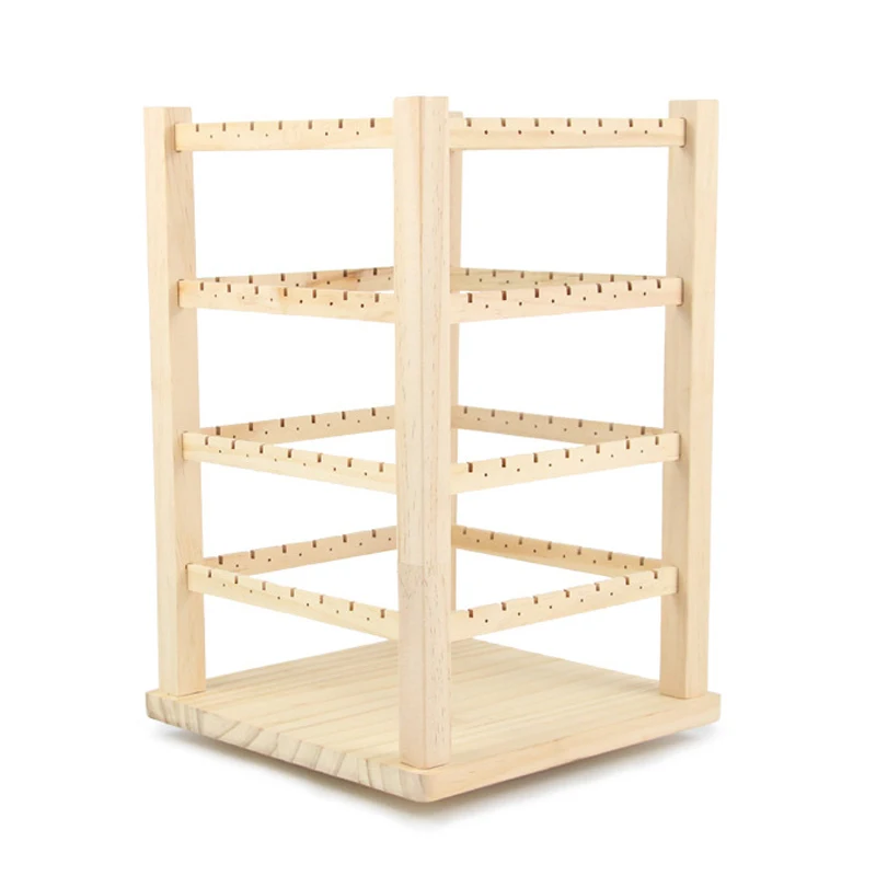 Rotating Earring Holder and Jewelry Organizer, 4 Tiers Jewelry Rack Display Classic Stand, 96 Holes and 112 Grooves
Rotating Earring Holder and Jewelry Organizer, 4 Tiers Jewelry Rack Display Classic Stand, 96 Holes and 112 Grooves