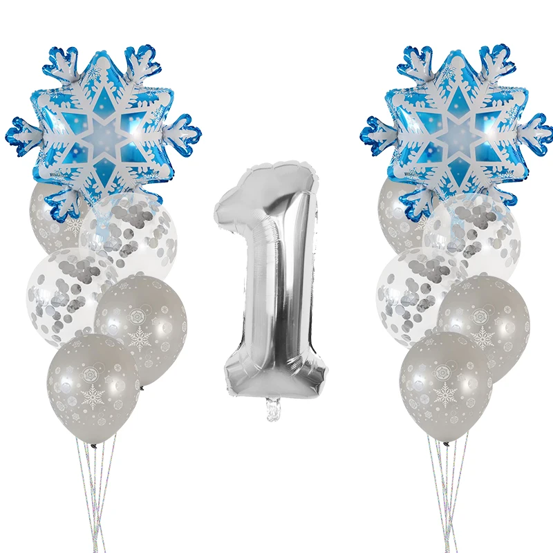13pcs Snowflake Decorative Party Supplies Snow Confetti Latex Balloon Number Foil Balloon Kids Birthday Summer Winter Decoration
13pcs Snowflake Decorative Party Supplies Snow Confetti Latex Balloon Number Foil Balloon Kids Birthday Summer Winter Decoration