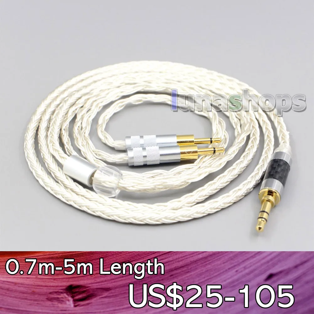 

LN007233 16 Core OCC Silver Plated Earphone Cable For Sennheiser HD700 Headphone Headset