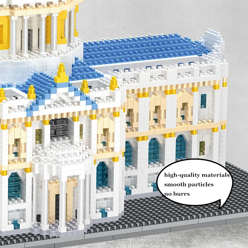 Модель собора Святого Павла 7053 шт. 3D Строительные блоки Лондонский город церковь
