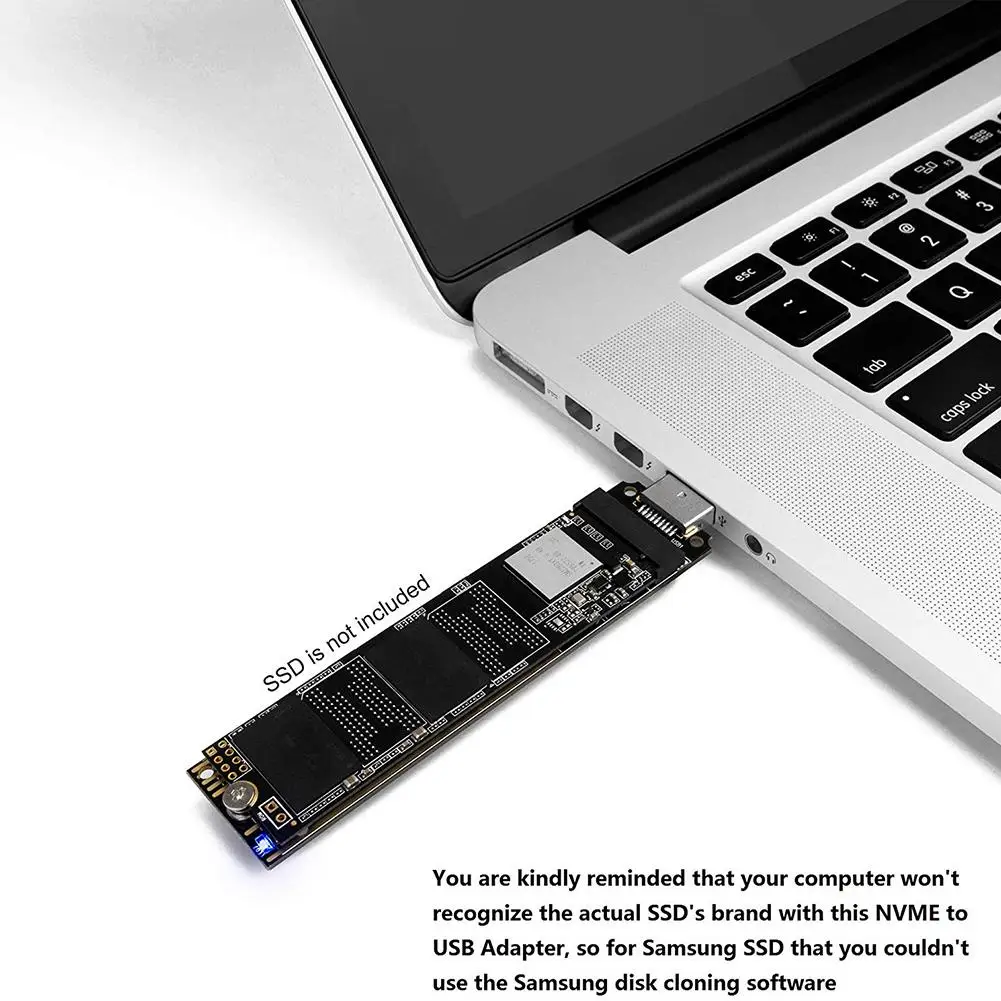 M.2 NVME SSD M Key to USB 3.1 Adapter PCI-E PCIe to USB-A 3.0 Solid State Drive Internal Converter Card for 2242/2260/2280
M.2 NVME SSD M Key to USB 3.1 Adapter PCI-E PCIe to USB-A 3.0 Solid State Drive Internal Converter Card for 2242/2260/2280
