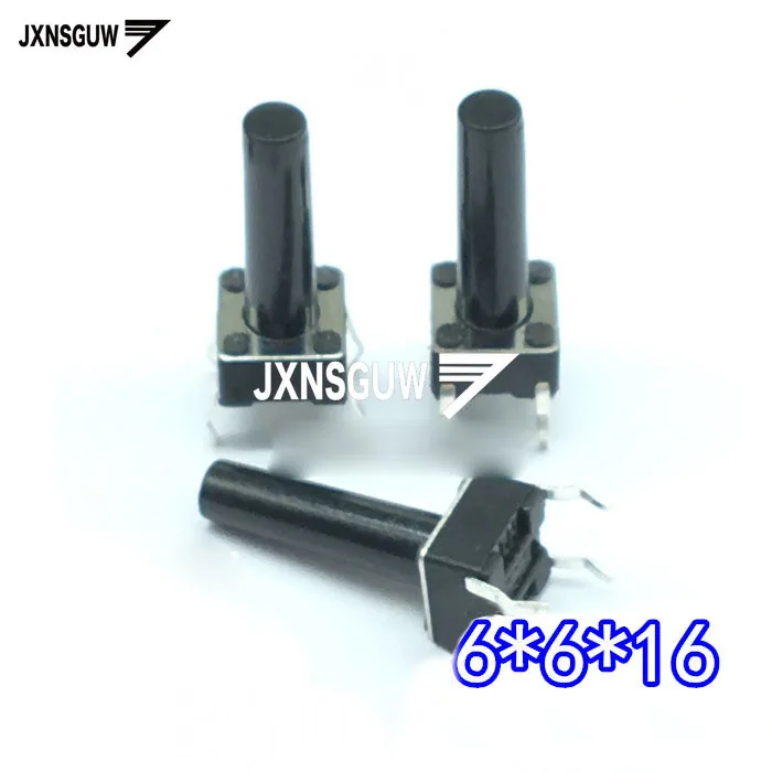 100PCS NEW Original 6*6*16MM Tact switch Reset switch 6X6X16MM push button switch
100PCS NEW Original 6*6*16MM Tact switch Reset switch 6X6X16MM push button switch