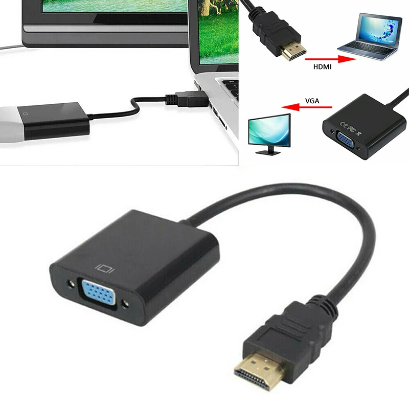 Мужчина к VGA Женский видео кабель адаптер шнура конвертера для ПК HDTV DVD 1080 ND998
Мужчина к VGA Женский видео кабель адаптер шнура конвертера для ПК HDTV DVD 1080 ND998