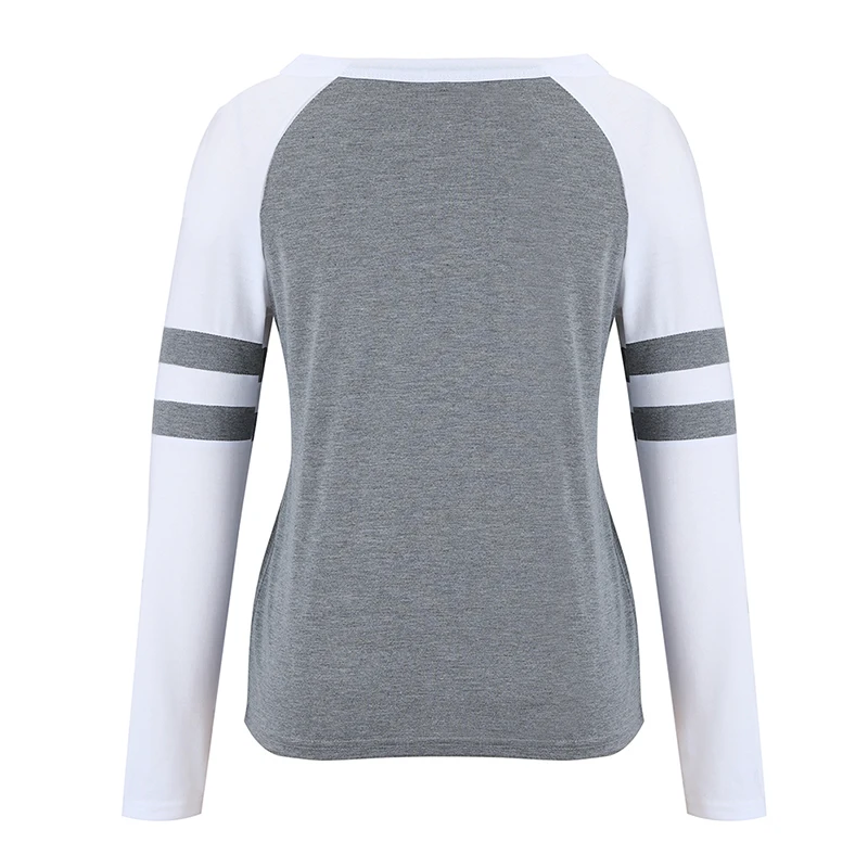 Letter Printed T Shirt Women Casual Full Sleeve Round Neck Loose Tee Top Clothing Hollow Out Ladies Basic Tunic Tees
Letter Printed T Shirt Women Casual Full Sleeve Round Neck Loose Tee Top Clothing Hollow Out Ladies Basic Tunic Tees