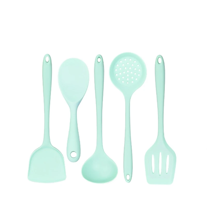 5Pcs/Set Silicone Cooking Tools Set Utensils Kitchen Tool Colander Spatula Soup Spoon Non-Stick Cookware Kitchen Tools
5Pcs/Set Silicone Cooking Tools Set Utensils Kitchen Tool Colander Spatula Soup Spoon Non-Stick Cookware Kitchen Tools