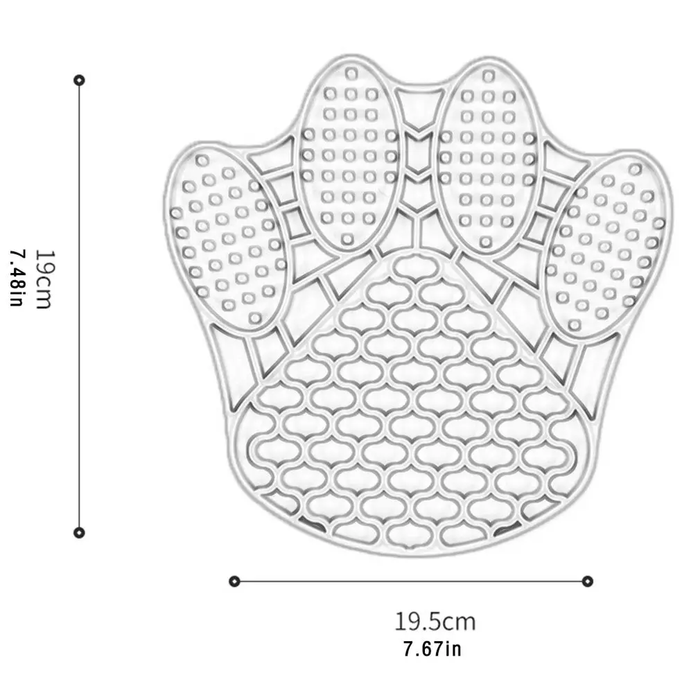 Pet Dog Feeding Slow Food Bowl Claw-shaped Dispensing Mat Feed Plate Silicone Dog Lick Pad Safe No-Toxic Training Plate
Pet Dog Feeding Slow Food Bowl Claw-shaped Dispensing Mat Feed Plate Silicone Dog Lick Pad Safe No-Toxic Training Plate