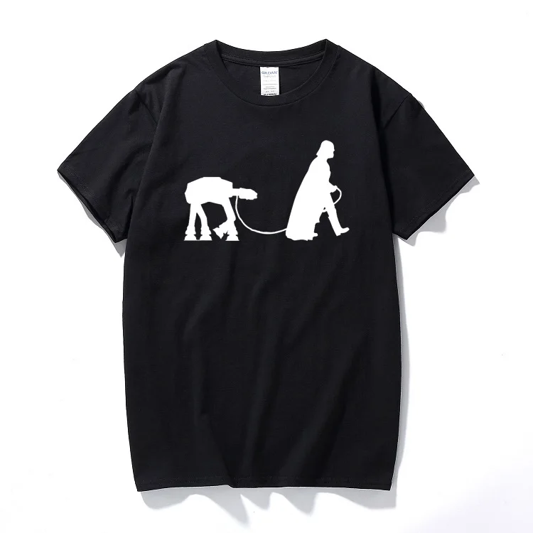 Darth dog walker mens t-shirt funny vader star trooper storm wars jedi design summer top t shirt Cotton short sleeve camiseta
Darth dog walker mens t-shirt funny vader star trooper storm wars jedi design summer top t shirt Cotton short sleeve camiseta