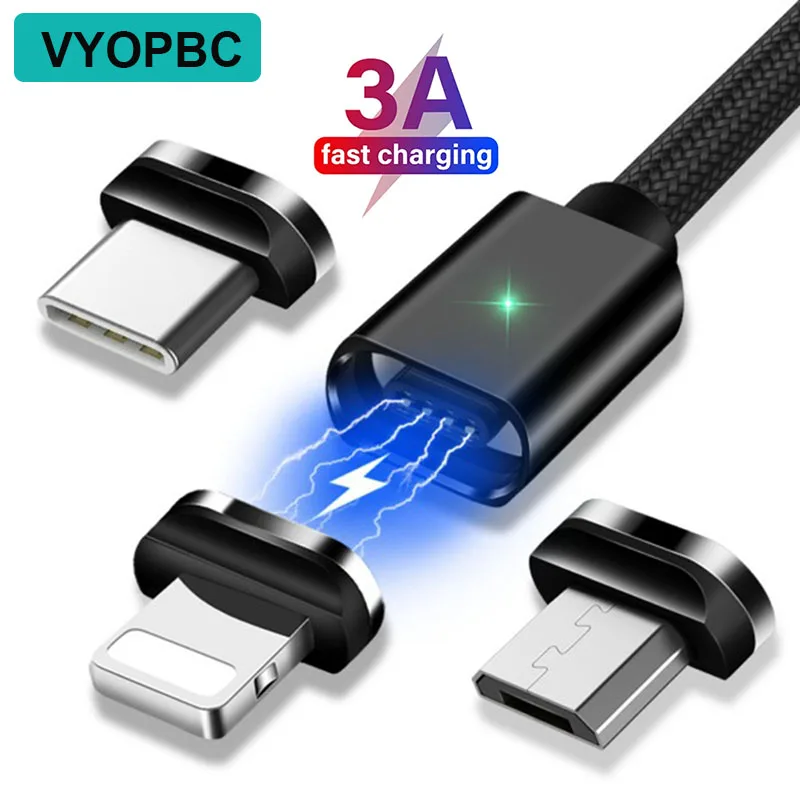 VYOPBC Magnetic Cable 3A Micro USB Type C Cable For iPhone 13 12 Xiaomi Fast Charging Data Wire Cord Magnet Charger Phone Cable
VYOPBC Magnetic Cable 3A Micro USB Type C Cable For iPhone 13 12 Xiaomi Fast Charging Data Wire Cord Magnet Charger Phone Cable