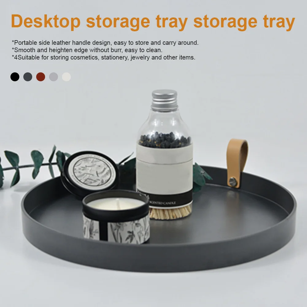 Tray Storage Desk Organizer Table Decorate Cosmetics Jewelry Sundries Display Makeup Bedroom Round Solid Color Storage organizer
Tray Storage Desk Organizer Table Decorate Cosmetics Jewelry Sundries Display Makeup Bedroom Round Solid Color Storage organizer