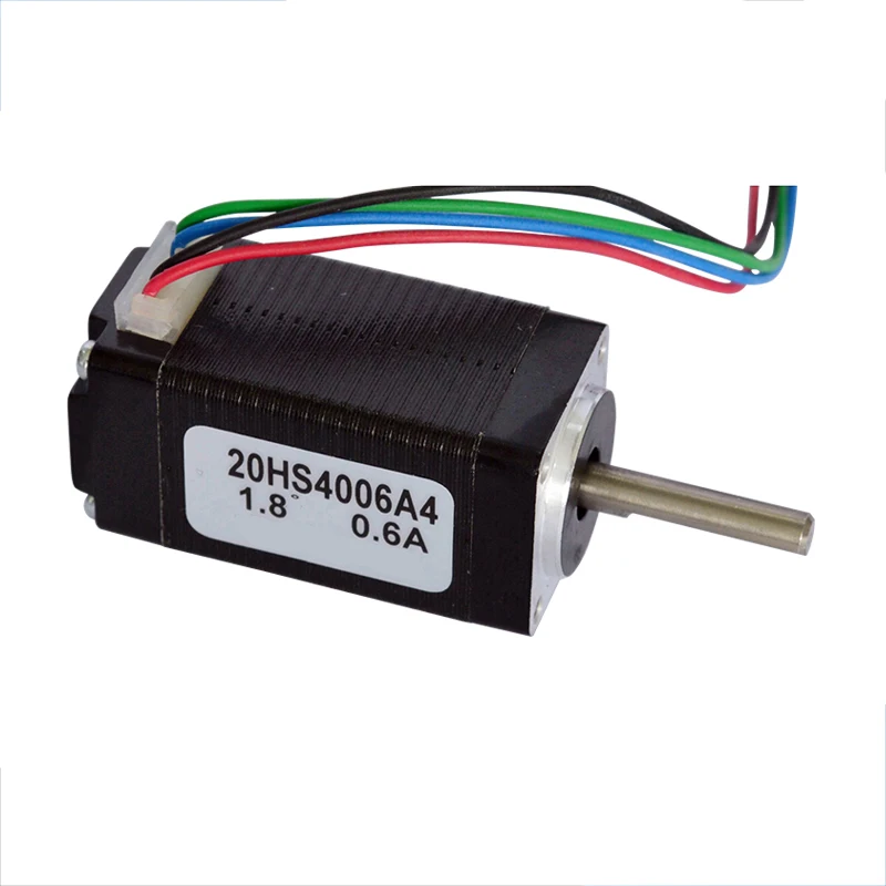 NEMA 8 Mini Stepper Motor 12V 20BYG 40mm Motor Length 0.6A Current 2.6N.cm, 20HS4006A4 Hybrid Micro Microstep Motor
NEMA 8 Mini Stepper Motor 12V 20BYG 40mm Motor Length 0.6A Current 2.6N.cm, 20HS4006A4 Hybrid Micro Microstep Motor