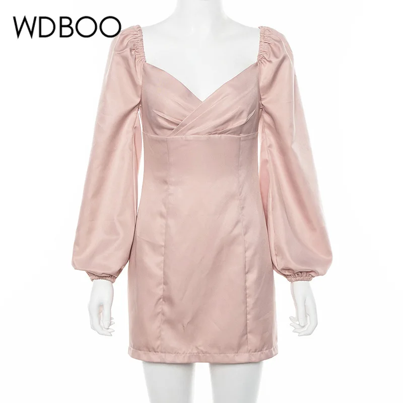 WDBOO 2020 Puff Sleeve Princess Retro Pink Party Dress Empire Waist Square Neck Backless Slim-Fit Elegant Night Dress Clubwear
WDBOO 2020 Puff Sleeve Princess Retro Pink Party Dress Empire Waist Square Neck Backless Slim-Fit Elegant Night Dress Clubwear