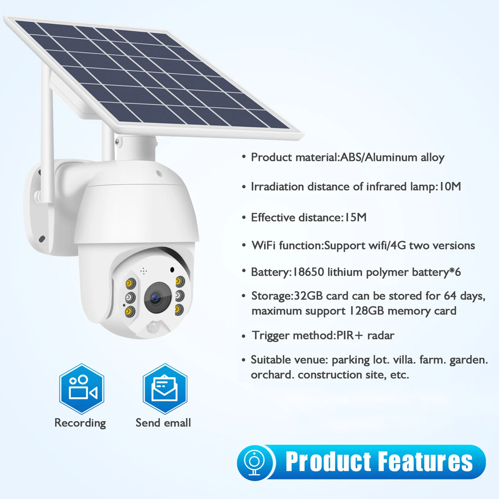 PTZ- , Wi-Fi, 1080P, HD