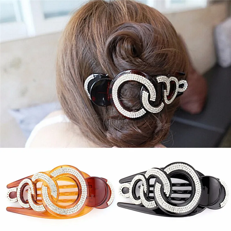 Hot Large Small Hair Claw Elegant Full Crystal Women Hairs Clip Hairpin Rhinestone Clamp Headwear Styling Accessories New
Hot Large Small Hair Claw Elegant Full Crystal Women Hairs Clip Hairpin Rhinestone Clamp Headwear Styling Accessories New