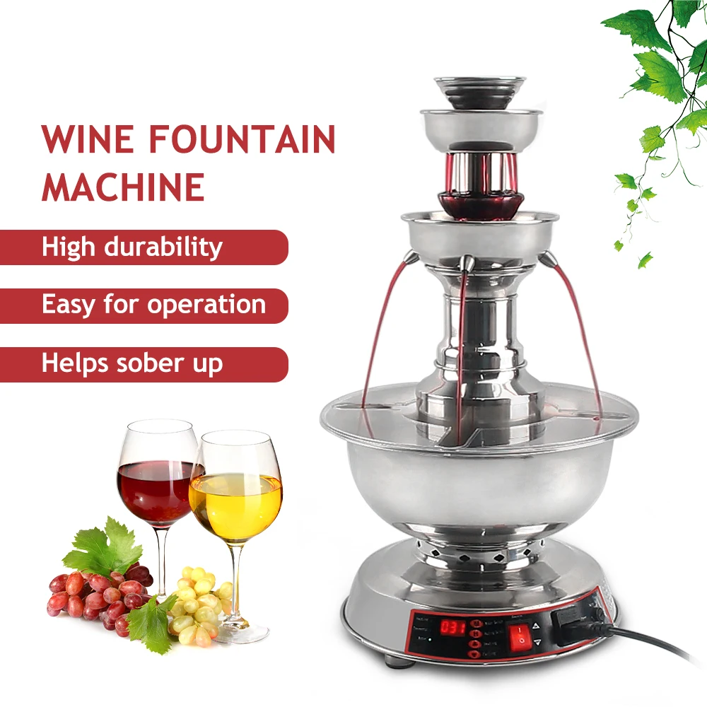 ITOP Electric Mulled Wine Machine Red Wine Champagne Fountain Machine 110V/220V Home Fountain Hot Red Wine Dispenser
ITOP Electric Mulled Wine Machine Red Wine Champagne Fountain Machine 110V/220V Home Fountain Hot Red Wine Dispenser