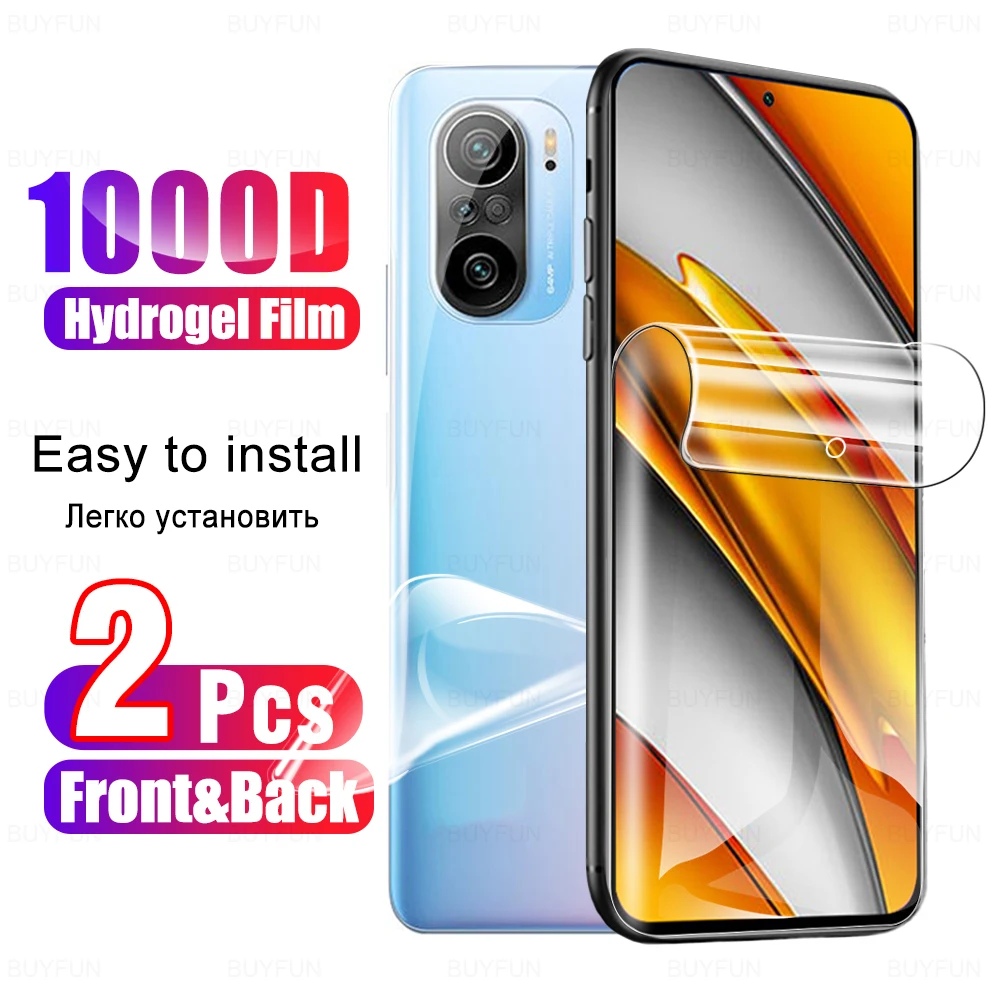 2 шт., Гидрогелевая Защитная пленка для Xiaomi Mi Poco F3 Pocophone F1 F 1 Pocof3 F 3
2 шт., Гидрогелевая Защитная пленка для Xiaomi Mi Poco F3 Pocophone F1 F 1 Pocof3 F 3