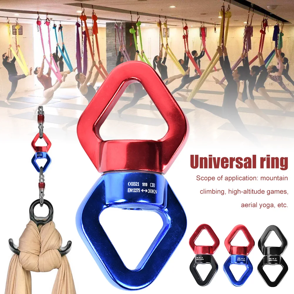 Yoga Hammock Swing Spinner Fine Gimbal Rotary Ring Universal Connector Rotational Rope Swivel Connector 30KN Strong Durable
Yoga Hammock Swing Spinner Fine Gimbal Rotary Ring Universal Connector Rotational Rope Swivel Connector 30KN Strong Durable