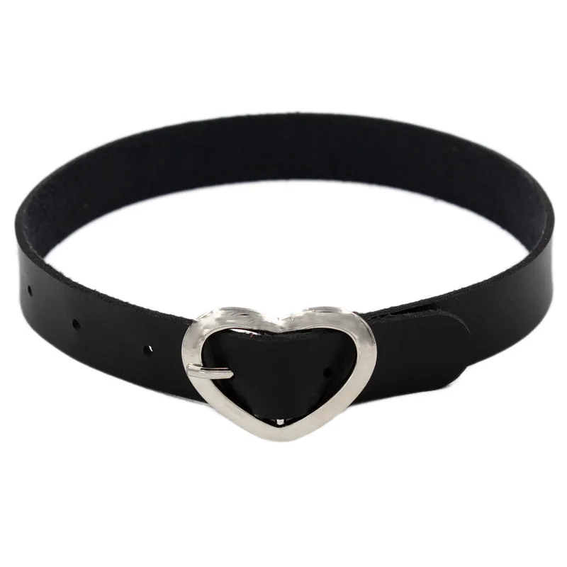 New High Quality Punk Collar Choker Necklace on Neck Heart PU Leather Chocker Necklace Birthday Party Gift Accessories
New High Quality Punk Collar Choker Necklace on Neck Heart PU Leather Chocker Necklace Birthday Party Gift Accessories