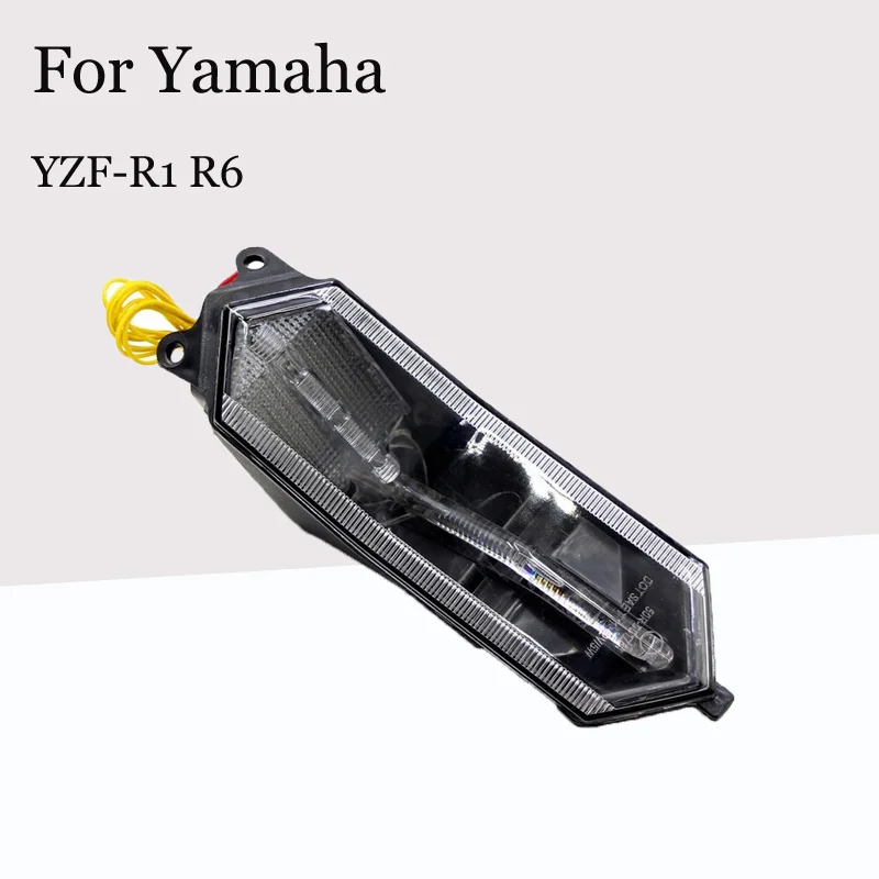 For Yamaha YZF-R1 R6 Motorcycle Modified Stop Lamp Turn Signal Rear Lamp Integrated Assembly
For Yamaha YZF-R1 R6 Motorcycle Modified Stop Lamp Turn Signal Rear Lamp Integrated Assembly