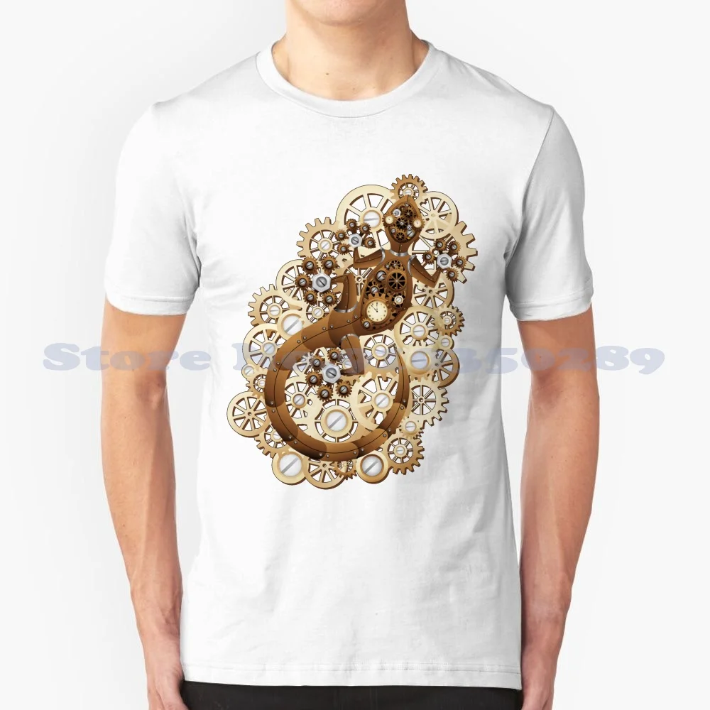 

Steampunk Gecko Lizard Vintage Style Summer Funny T Shirt For Men Women Gecko Lizard Steampunk Style Vintage Fantasy Steampunk