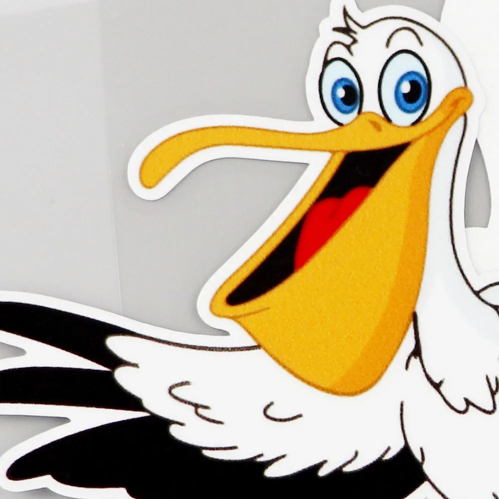 YJZT 13.7CM12.2CM Car Sticker Pelican Raised With His Wings PVC Decal 11C-0302
YJZT 13.7CM12.2CM Car Sticker Pelican Raised With His Wings PVC Decal 11C-0302