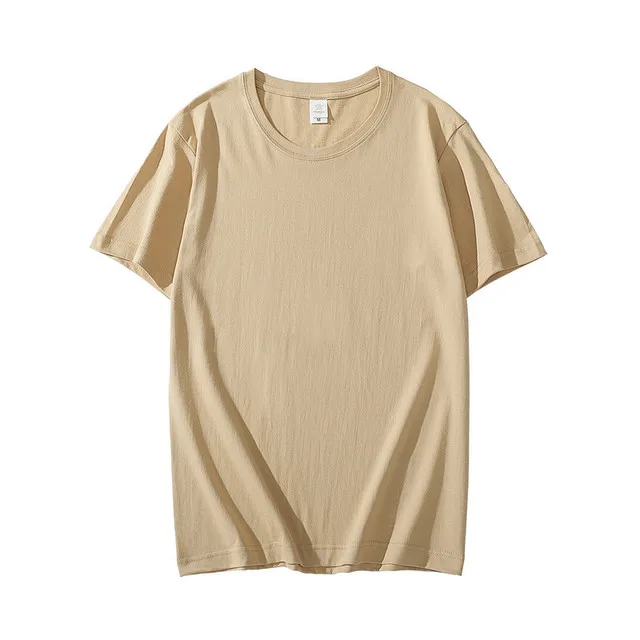 New men's short-sleeved cotton T-shirt solid color short-sleeved clothes 2021
New men's short-sleeved cotton T-shirt solid color short-sleeved clothes 2021