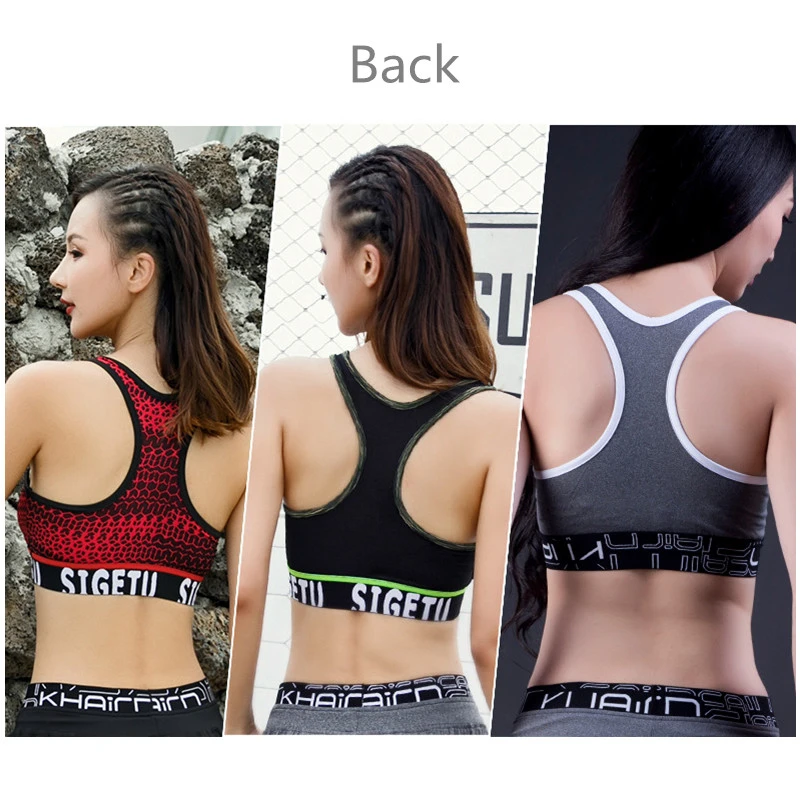 2020 New models Women Sports Bra Black & White Green Red Edge Quick Dry Breathable Running Gym Fitness Ladies Seamless Corset
2020 New models Women Sports Bra Black & White Green Red Edge Quick Dry Breathable Running Gym Fitness Ladies Seamless Corset