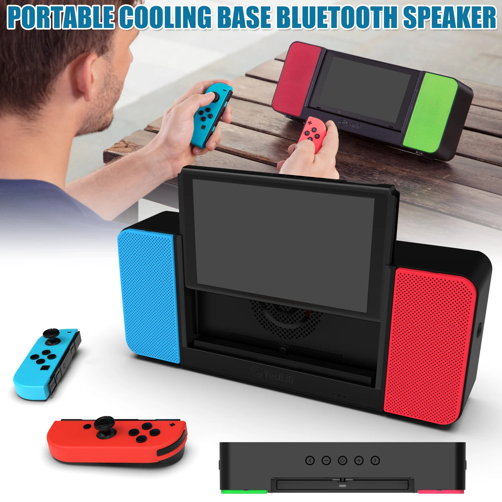 Bluetooth Portable Speaker Dock Speaker For Nintendo Switch Louder Volume Clear Stereo Sound 25 Hours Playing UY8 
Bluetooth Portable Speaker Dock Speaker For Nintendo Switch Louder Volume Clear Stereo Sound 25 Hours Playing UY8