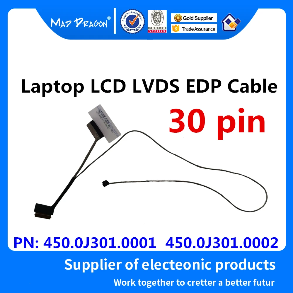 Новый оригинальный ноутбук LCD LVDS кабель EDP видео для Lenovo S151 450.0J301.0001 450.0J301.0002 30 pin |