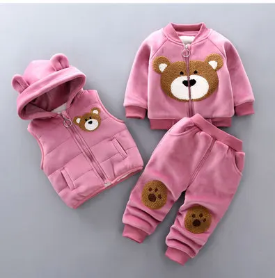 Winter Baby Boy Girl Christmas Fall Warm Zipper Jacket+ Hooded Vest+Pants 3Pcs Infant Kids Children Sports Suit Toddler Clothes
Winter Baby Boy Girl Christmas Fall Warm Zipper Jacket+ Hooded Vest+Pants 3Pcs Infant Kids Children Sports Suit Toddler Clothes