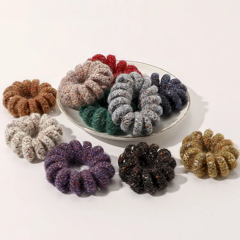 Winter Warm Wool Telephone Wire Elastic Hair Bands Matt Colors Elastic Knit Telephone Wire Rubber Band Women Hair Accessories
Winter Warm Wool Telephone Wire Elastic Hair Bands Matt Colors Elastic Knit Telephone Wire Rubber Band Women Hair Accessories