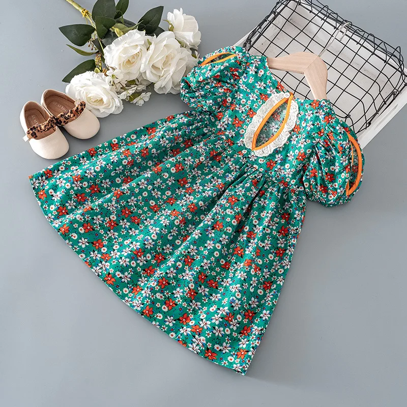 Summer kids girl's clothes floral dress costume for toddler girls children clothing 2-7T baby birthday princess dresses dress
Summer kids girl's clothes floral dress costume for toddler girls children clothing 2-7T baby birthday princess dresses dress