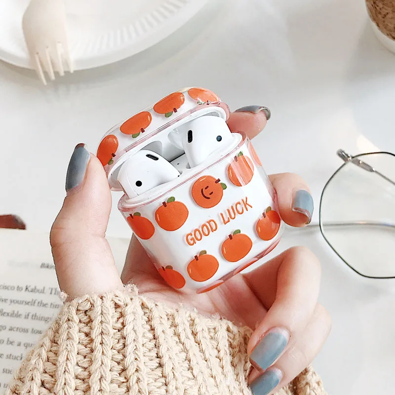 Для Airpods 1/2 Мультяшные милые фрукты оранжевые прозрачные 3D печать Беспроводная Bluetooth гарнитура чехол ПК материал защита от падения
Для Airpods 1/2 Мультяшные милые фрукты оранжевые прозрачные 3D печать Беспроводная Bluetooth гарнитура чехол ПК материал защита от падения