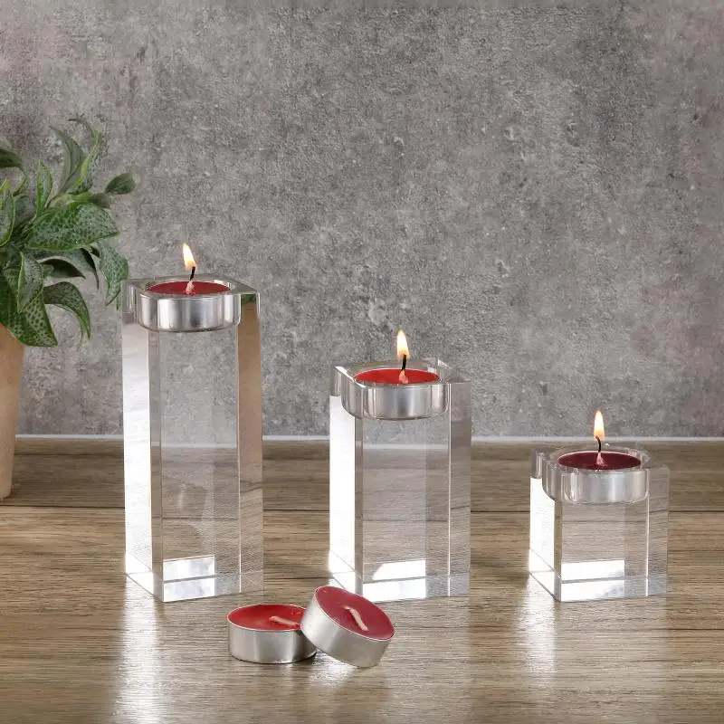 3PC/Set Artificial Crystal Candlestick Small Tealight Rack Romantic Upscale Dinner Wedding Bar Party Tabletop Candle Holder Case
3PC/Set Artificial Crystal Candlestick Small Tealight Rack Romantic Upscale Dinner Wedding Bar Party Tabletop Candle Holder Case