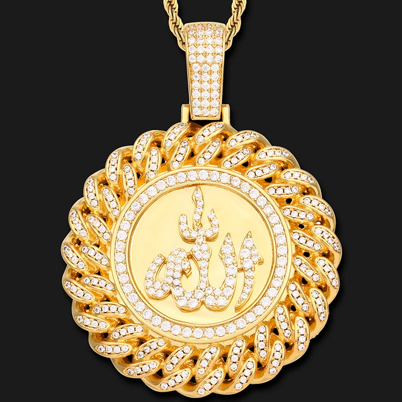Iced Out Cuban link Chain Pendant God Arabic Personality Gift Men Hip Hop Jewelry Cubic Zirconia Pendant Necklace
Iced Out Cuban link Chain Pendant God Arabic Personality Gift Men Hip Hop Jewelry Cubic Zirconia Pendant Necklace